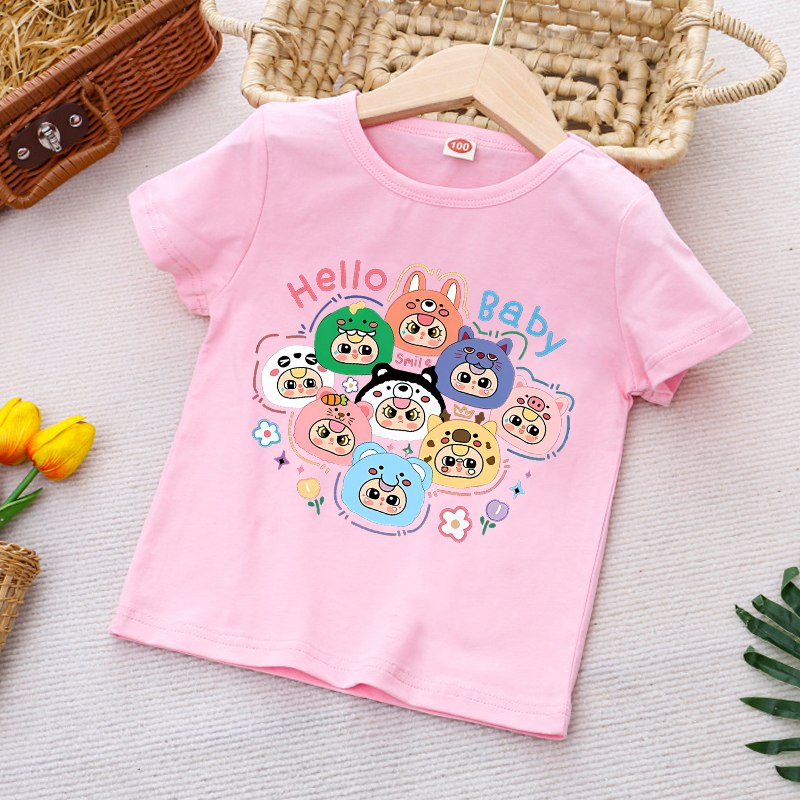 Baby Clothing Model - Girls Short Sleeve T Shirt Baby