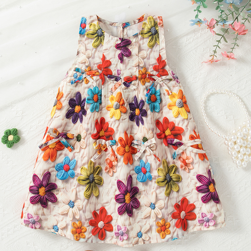 Baby Clothing Zara - Summer New Colorful Flower Baby Girl