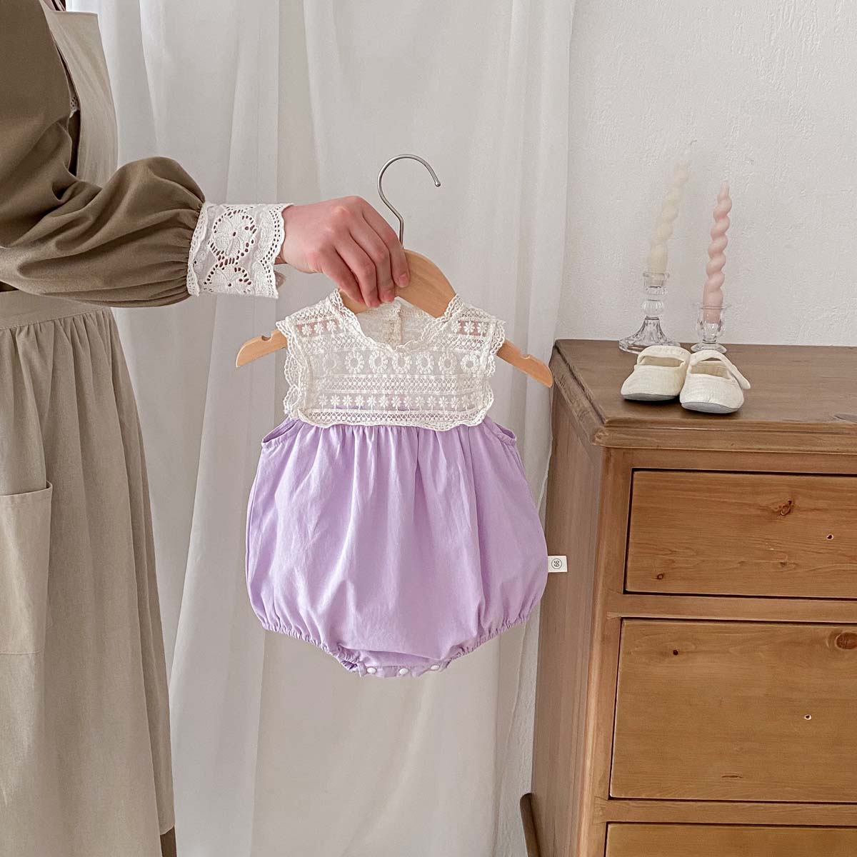 Baby Clothing Online - Summer Newborn Outfit Baby Romper Lace
