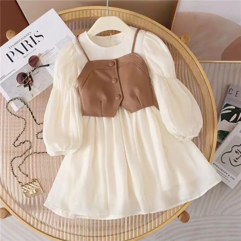 Baby Clothing Zara - Long Sleeve Chiffon Princess Dress +