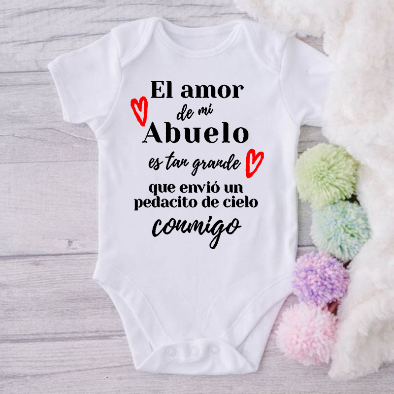 Baby Clothing Online - El Amor De Mi Abuelo Es