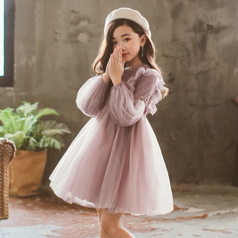 Baby Clothing Zara - Spring Autumn Kids Girls Dresses Lantern