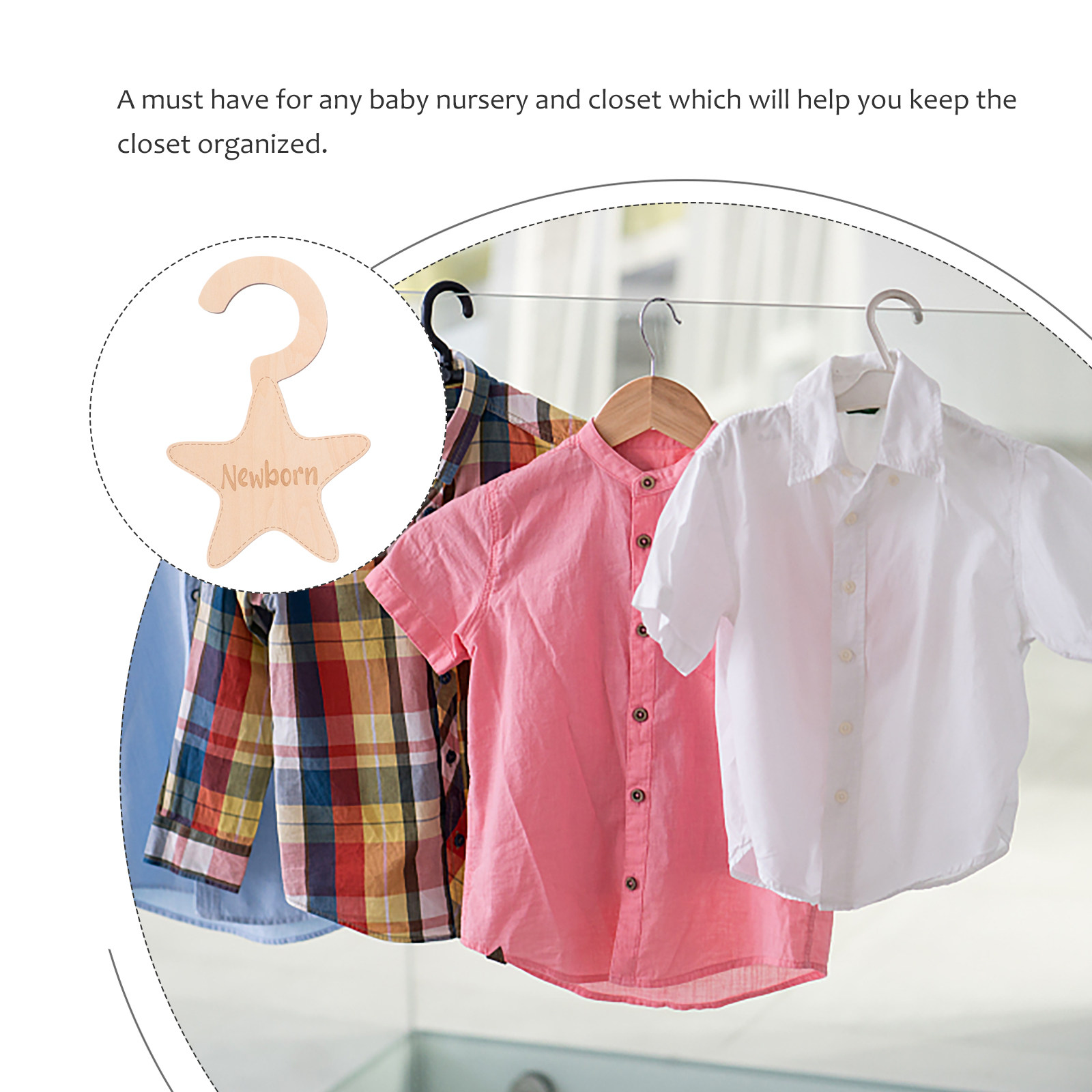 7Pcs Wood Baby Wardrobe Divide – обзор и цена Baby Clothing Hanger Dividers