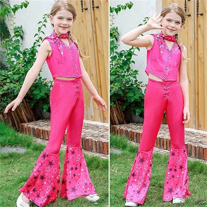 Cowgirl Pink Costume Set Girls – обзор и цена Baby Clothing Size