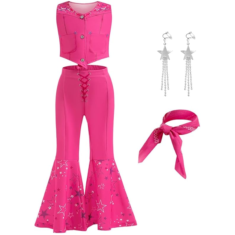 Cowgirl Pink Costume Set Girls – обзор и цена Baby Clothing Size