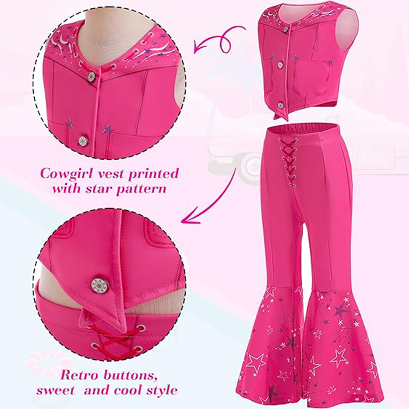 Cowgirl Pink Costume Set Girls – обзор и цена Baby Clothing Size