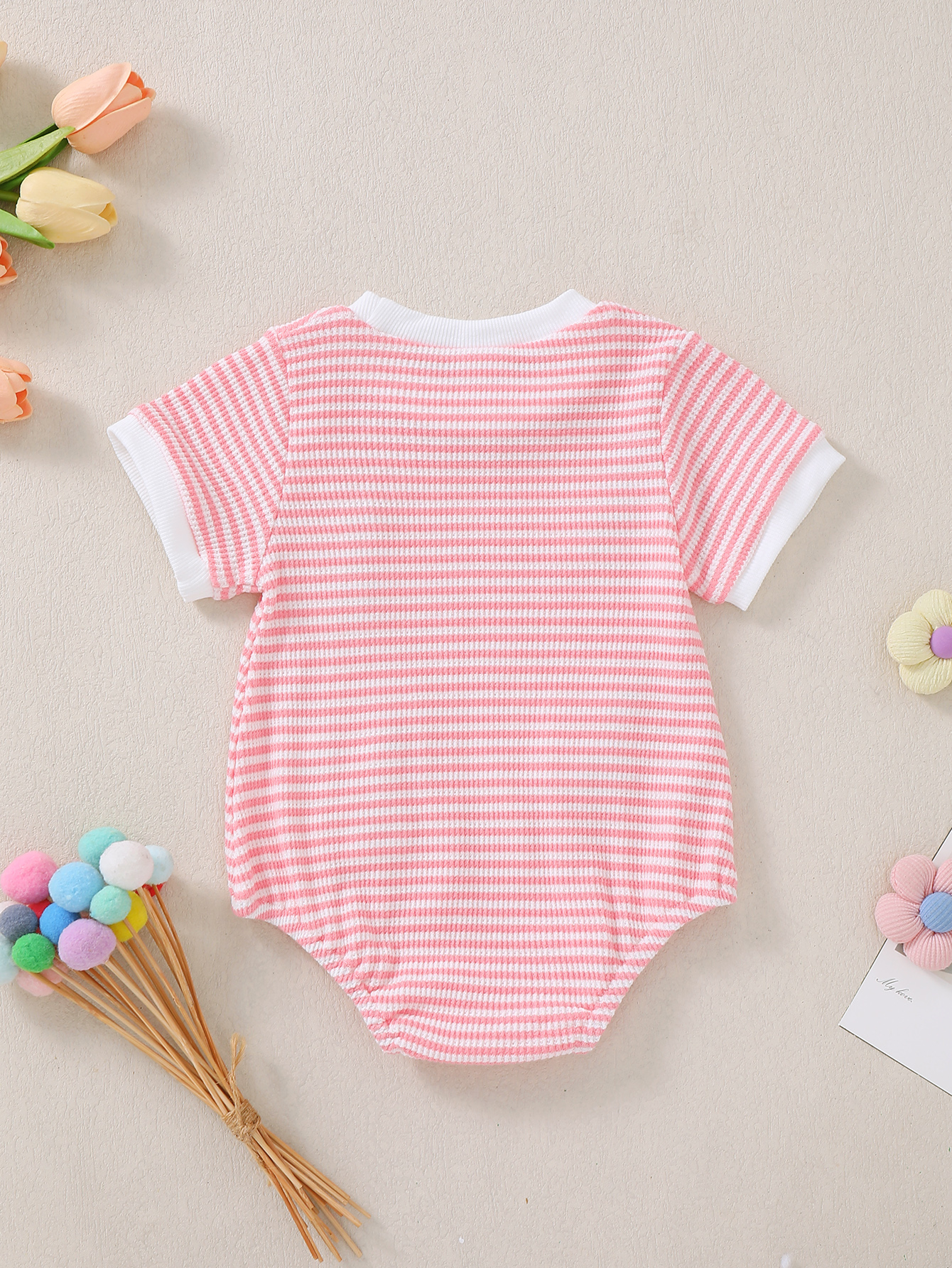 Baby Girl Summer Pink Stripes  – обзор и цена Baby Clothing Online