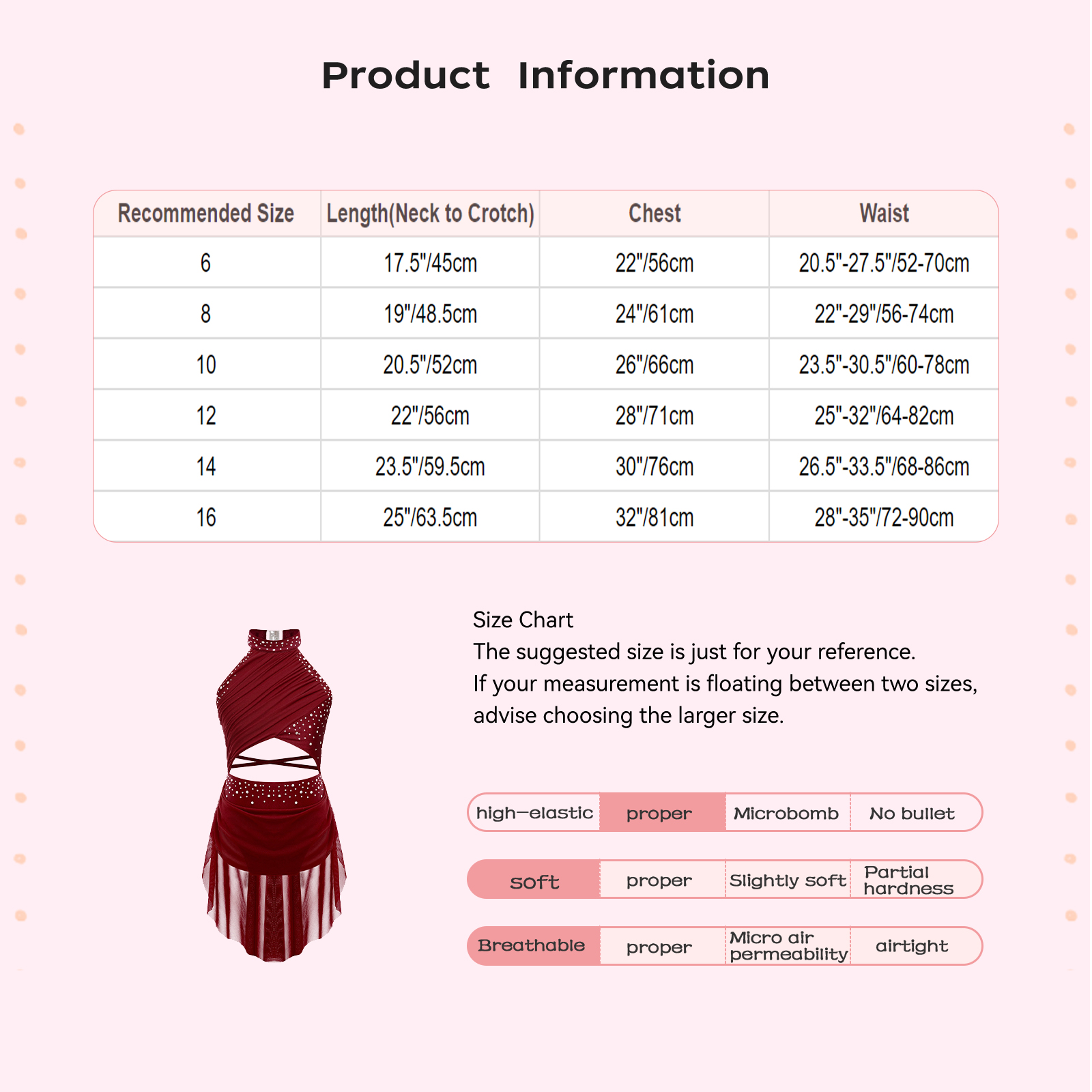 Kids Girls Ballet Leotard Dres – обзор и цена Baby Clothing Size