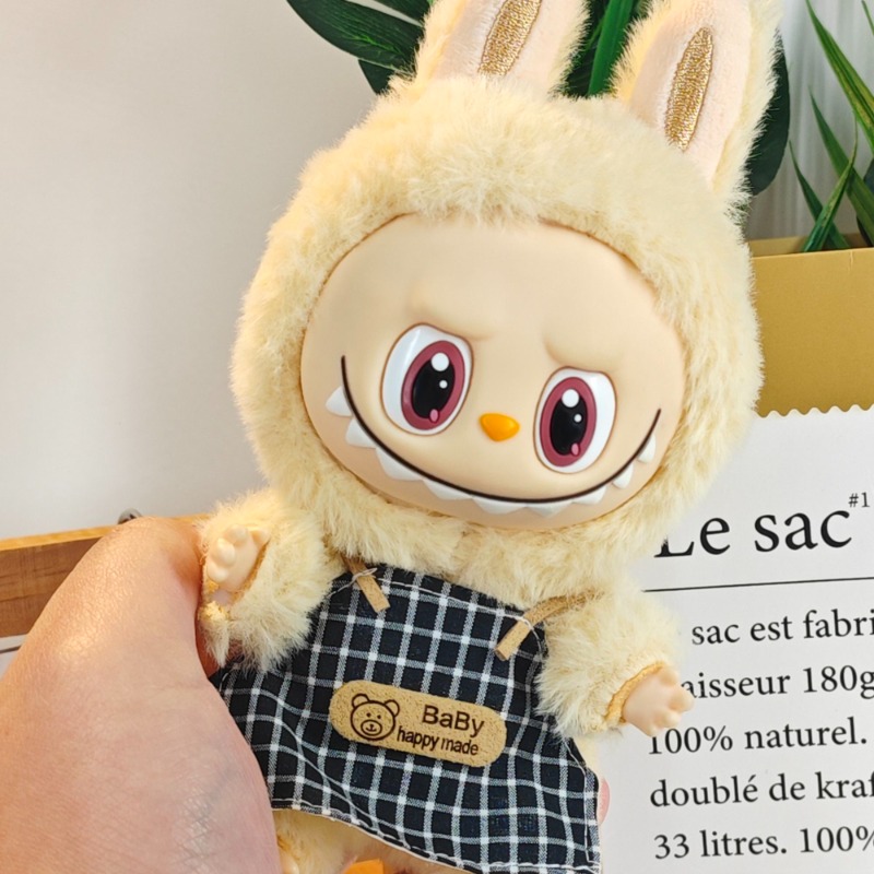 For 17cm Labubu plush toy kitc – обзор и цена Baby Clothing Model