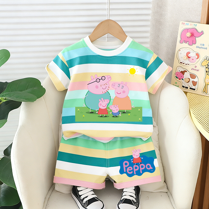 Peppa Pigs Girl boy Summer T s – обзор и цена Baby Clothing Model