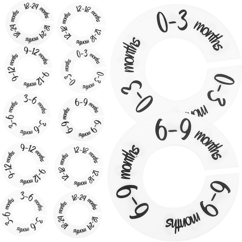 68/9Pcs Organizing Hangers Bab – обзор и цена Baby Clothing Hanger Dividers