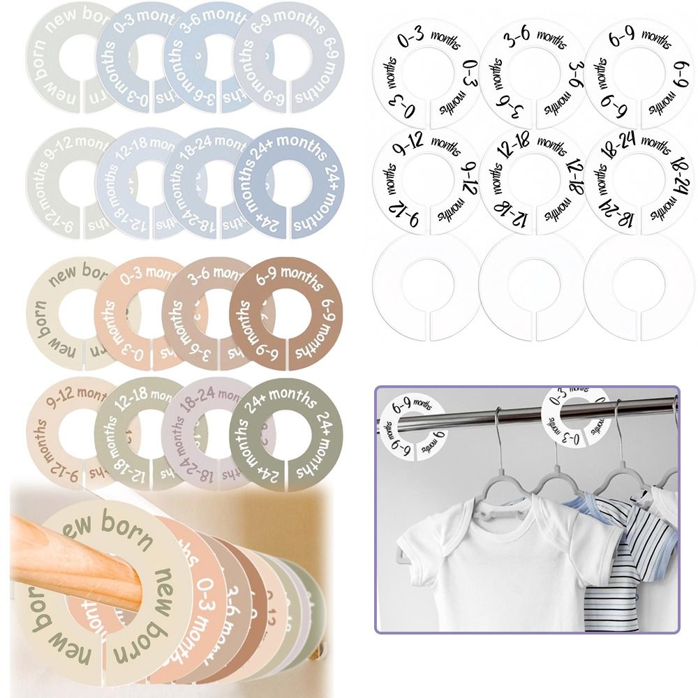 68/9Pcs Organizing Hangers Bab – обзор и цена Baby Clothing Hanger Dividers