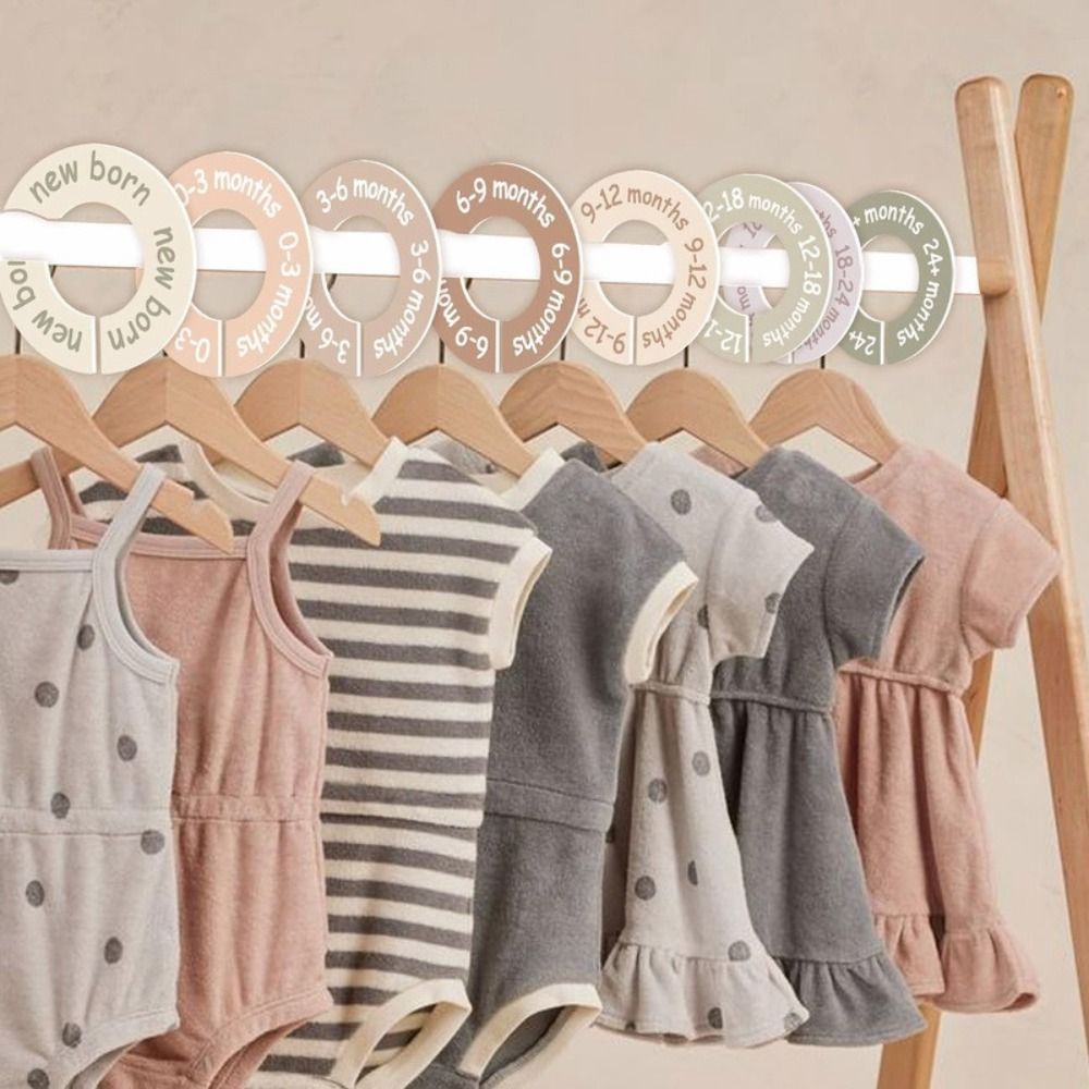 68/9Pcs Organizing Hangers Bab – обзор и цена Baby Clothing Hanger Dividers
