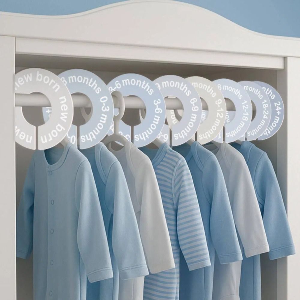 68/9Pcs Organizing Hangers Bab – обзор и цена Baby Clothing Hanger Dividers