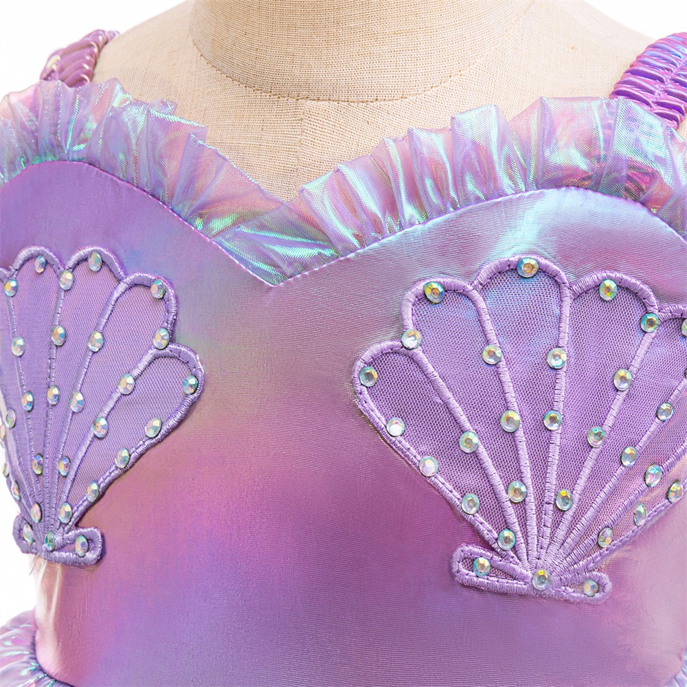 7pcs Girls Little Mermaid Cosp – обзор и цена Baby Clothing Size
