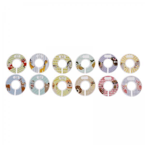 Blank Round Clothing Size Divi – обзор и цена Baby Clothing Hanger Dividers