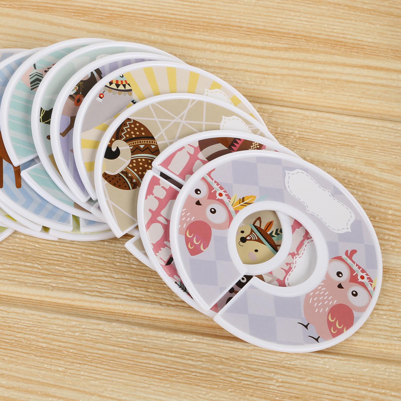 Blank Round Clothing Size Divi – обзор и цена Baby Clothing Hanger Dividers