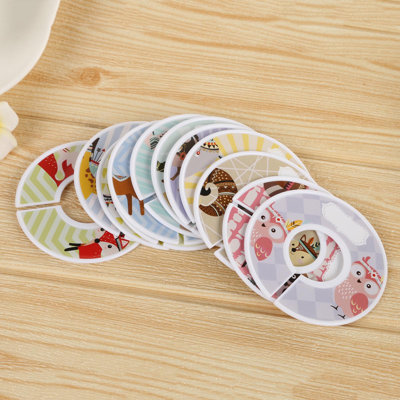 Blank Round Clothing Size Divi – обзор и цена Baby Clothing Hanger Dividers
