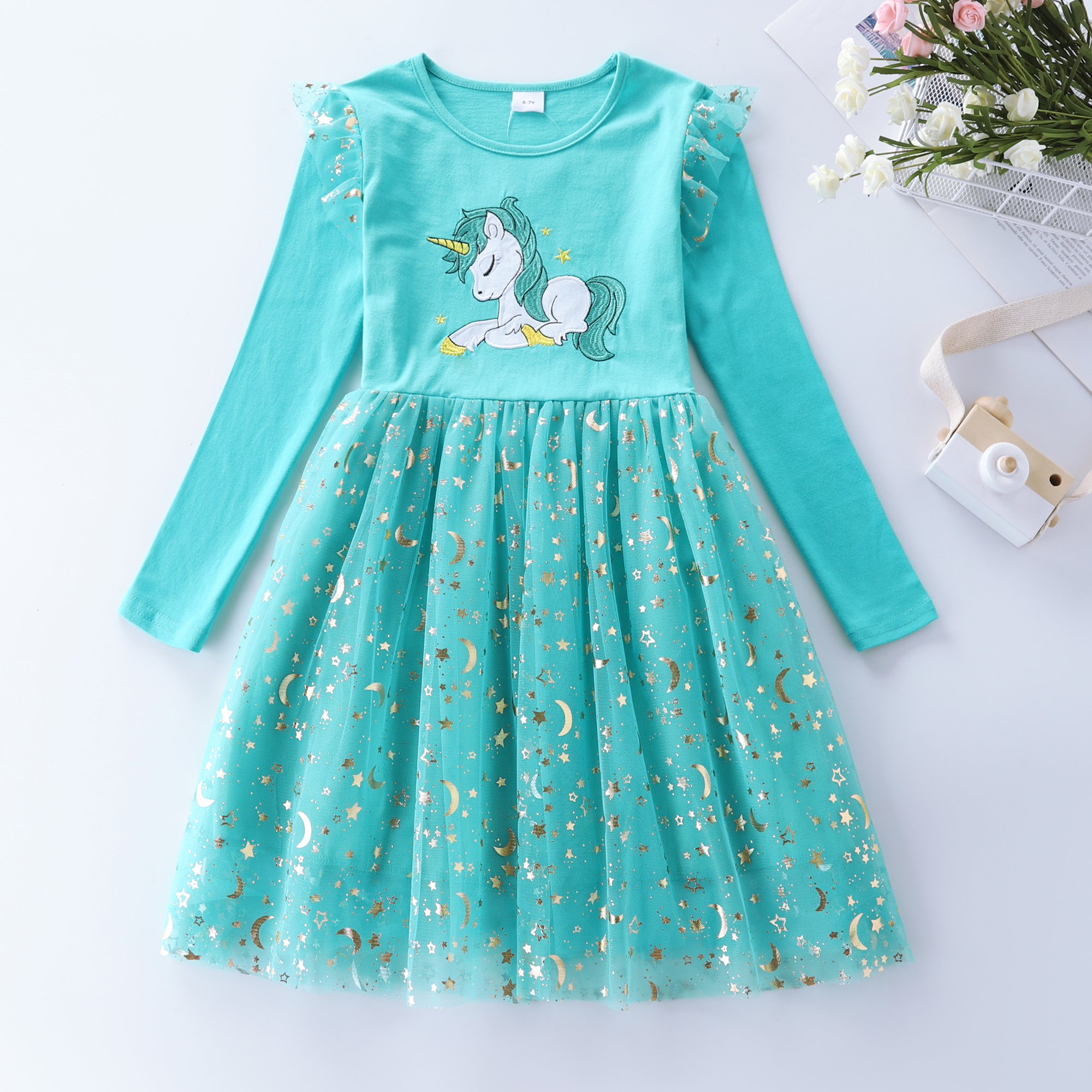 Girls' Autumn New Cotton Embro – обзор и цена Baby Clothing Zara