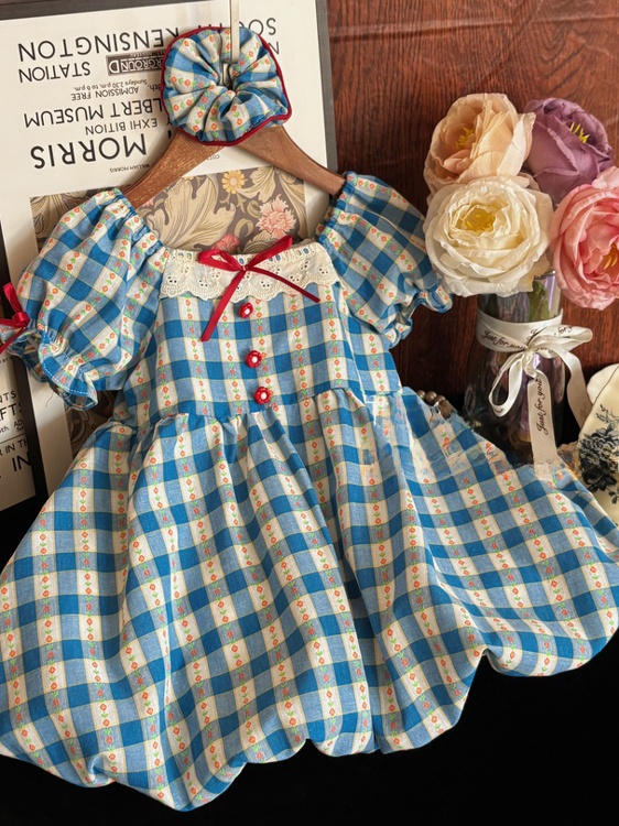 Girls Summer Plaid Dress Baby  – обзор и цена Baby Clothing Dresser