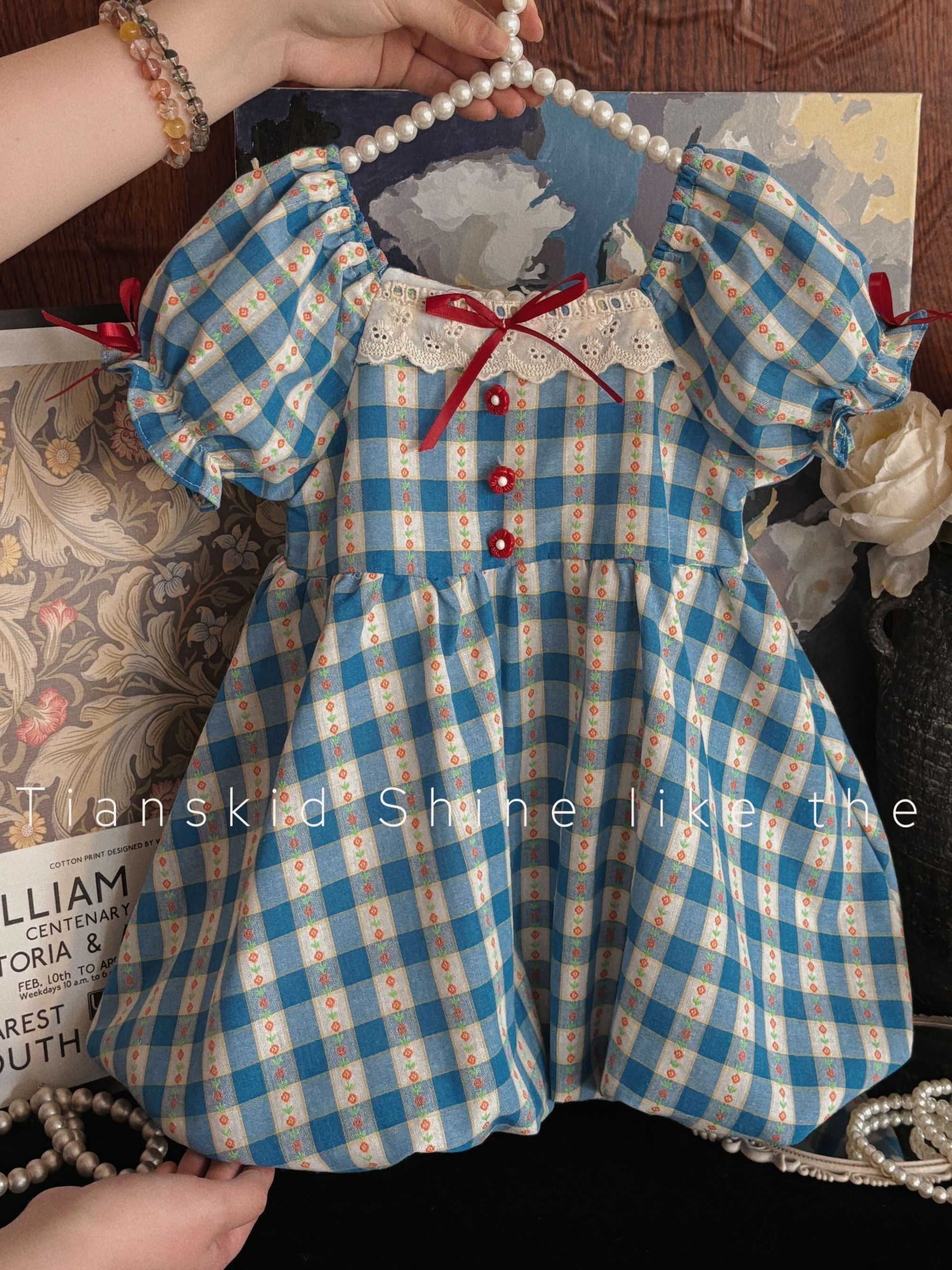 Girls Summer Plaid Dress Baby  – обзор и цена Baby Clothing Dresser