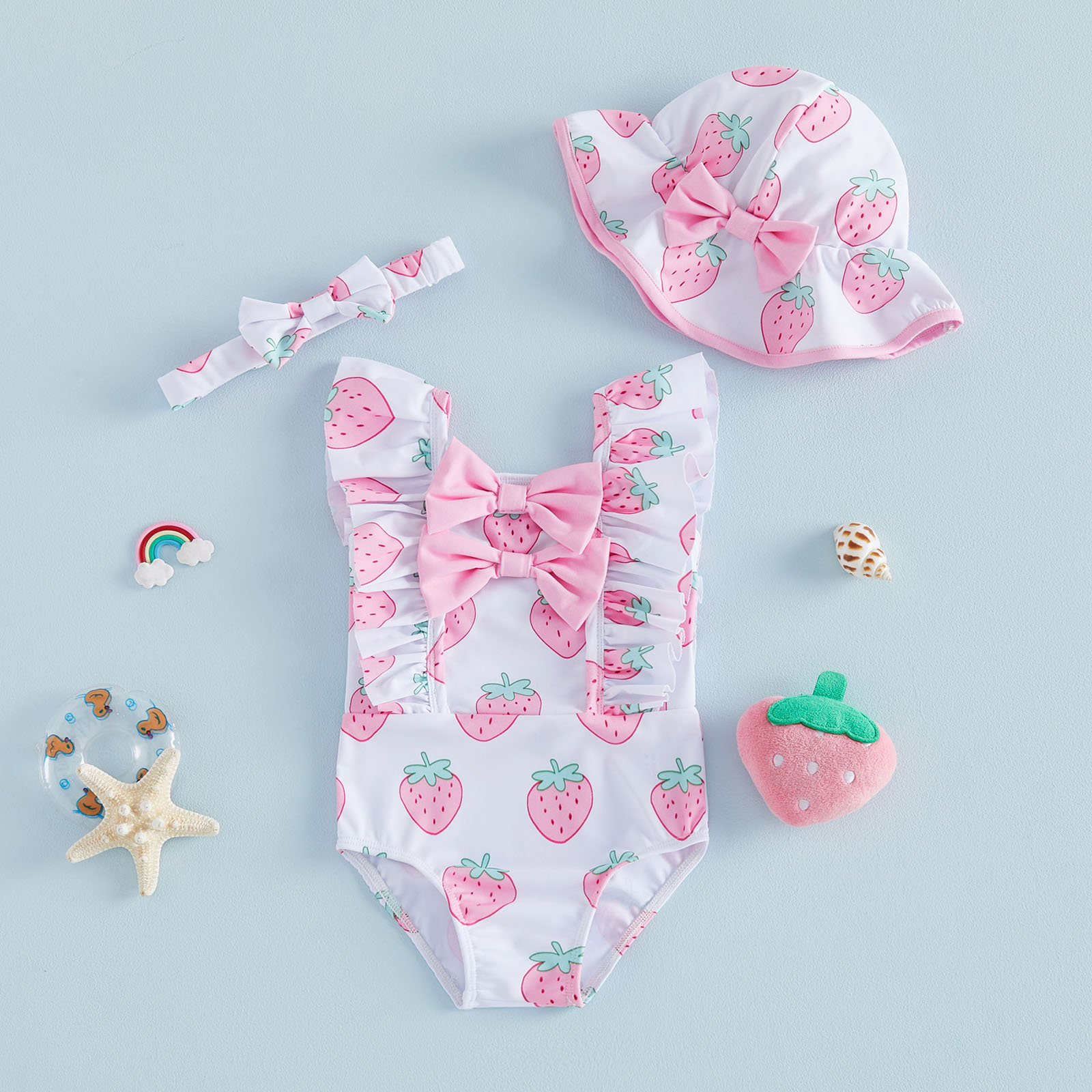 Kids Baby Girl Swimsuit Bow/St – обзор и цена Baby Clothing Online