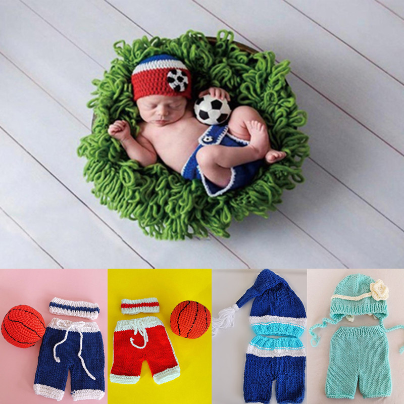 3/2 Pcs/set Newborn Photograph – обзор и цена Baby Clothing Crochet
