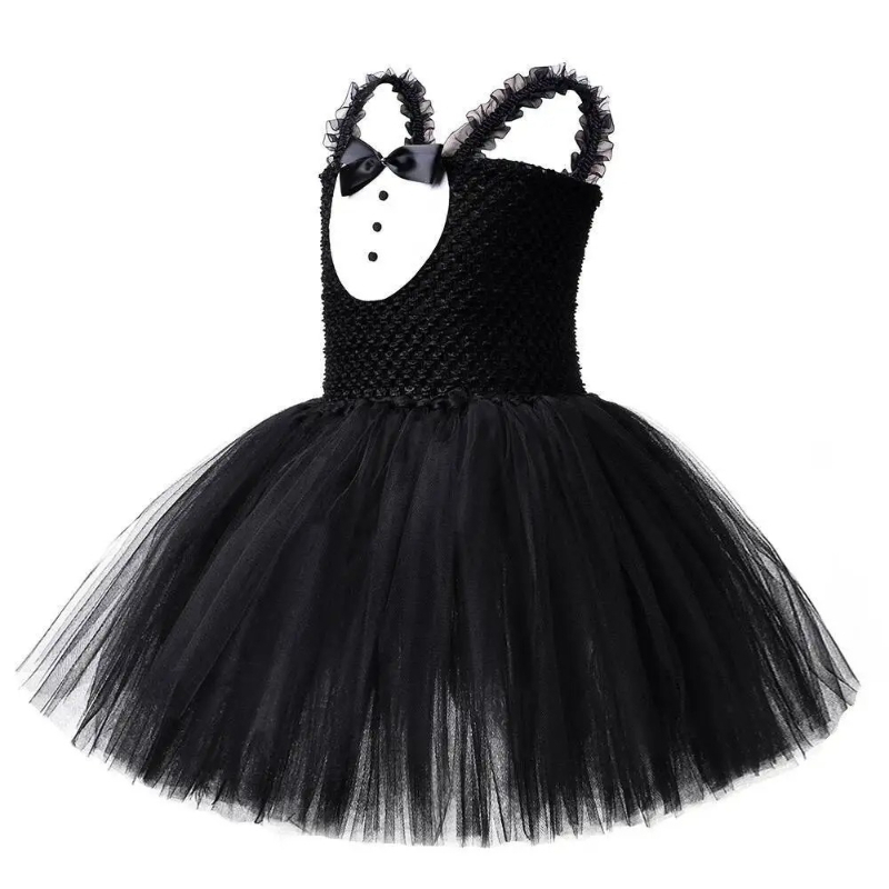 White Black Cat Tutu Dress for – обзор и цена Baby Clothing Crochet