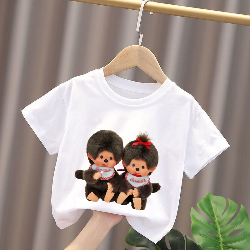 Monchhichi Kids T-shirts Anime – обзор и цена Baby Clothing Unisex