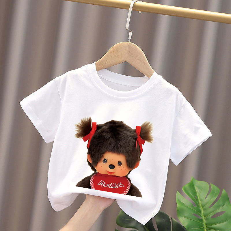 Monchhichi Kids T-shirts Anime – обзор и цена Baby Clothing Unisex