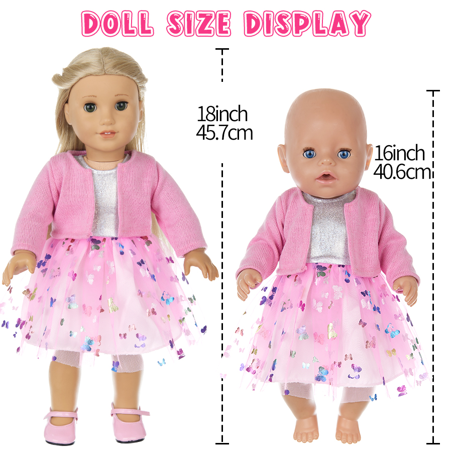 Doll Clothes for 16-18Inch 40- – обзор и цена Baby Clothing Unisex