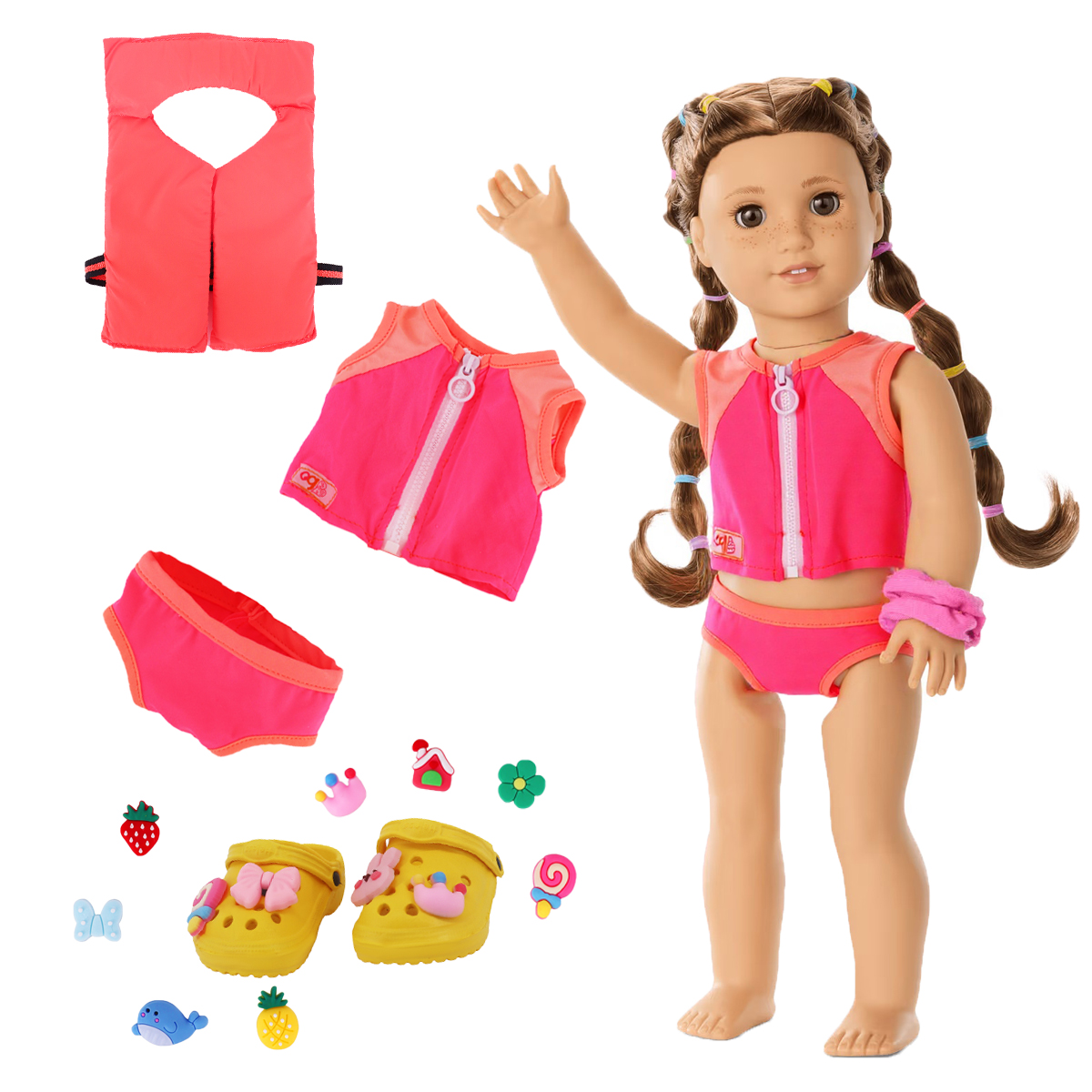 Head Flower Swimsuit Fish Scal – обзор и цена Baby Clothing Unisex