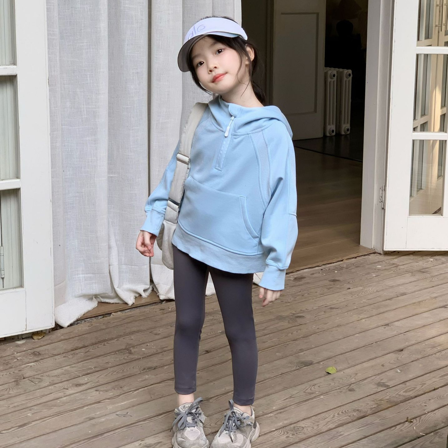 Girls' Hooded Sweater with Yog – обзор и цена Baby Yoga Clothing