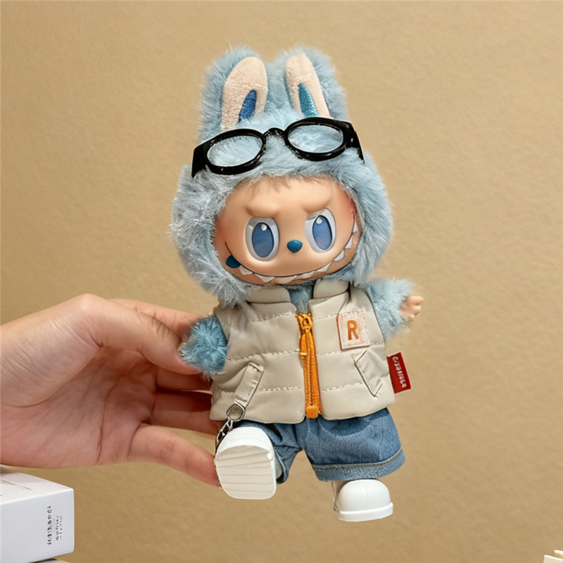 For 15 17cm Labubu Doll Solid  – обзор и цена Baby Clothing Unisex
