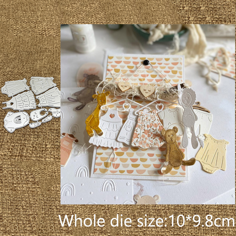 New Design Craft Metal stencil – обзор и цена Baby Clothing Model