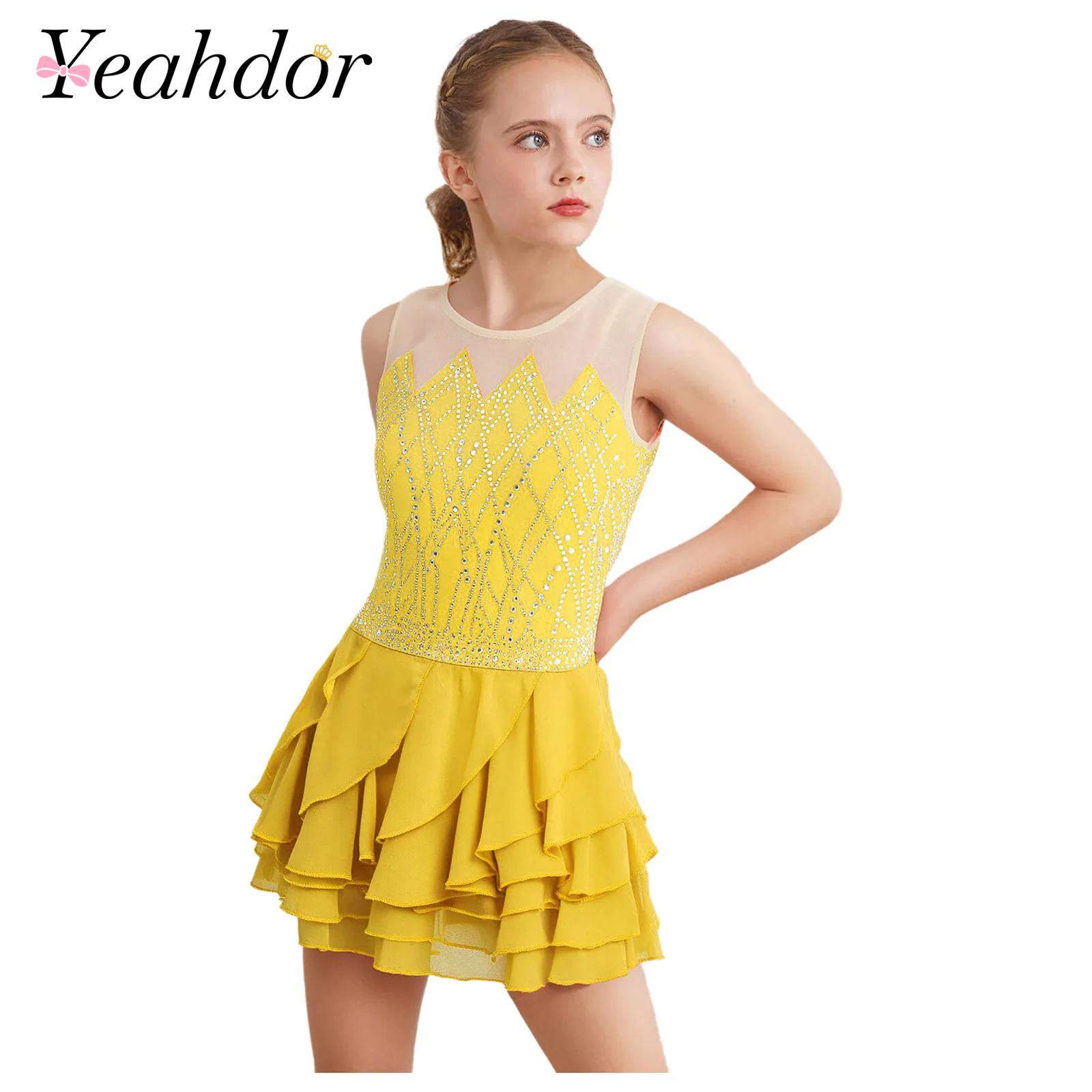 Girls Mesh Figure Skating Dres – обзор и цена Baby Clothing Size