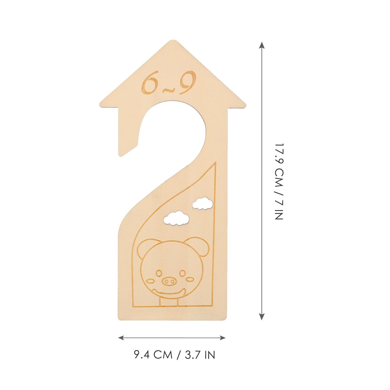 6Pcs Baby Closet Size Dividers – обзор и цена Baby Clothing Hanger Dividers