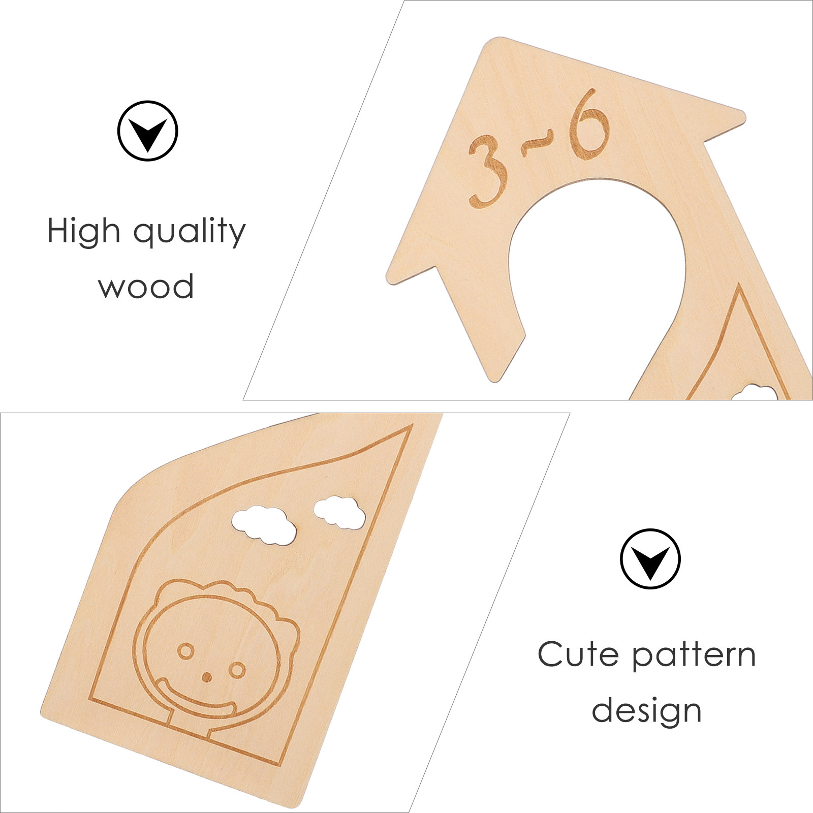 6Pcs Baby Closet Size Dividers – обзор и цена Baby Clothing Hanger Dividers