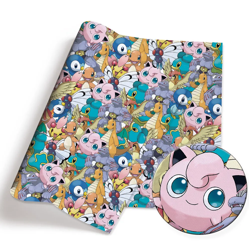Pokemon Cartoon Fabric140*50cm – обзор и цена Baby Clothing Model