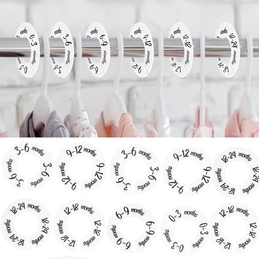 68/9Pcs Organizing Hangers Bab – обзор и цена Baby Clothing Hanger Dividers