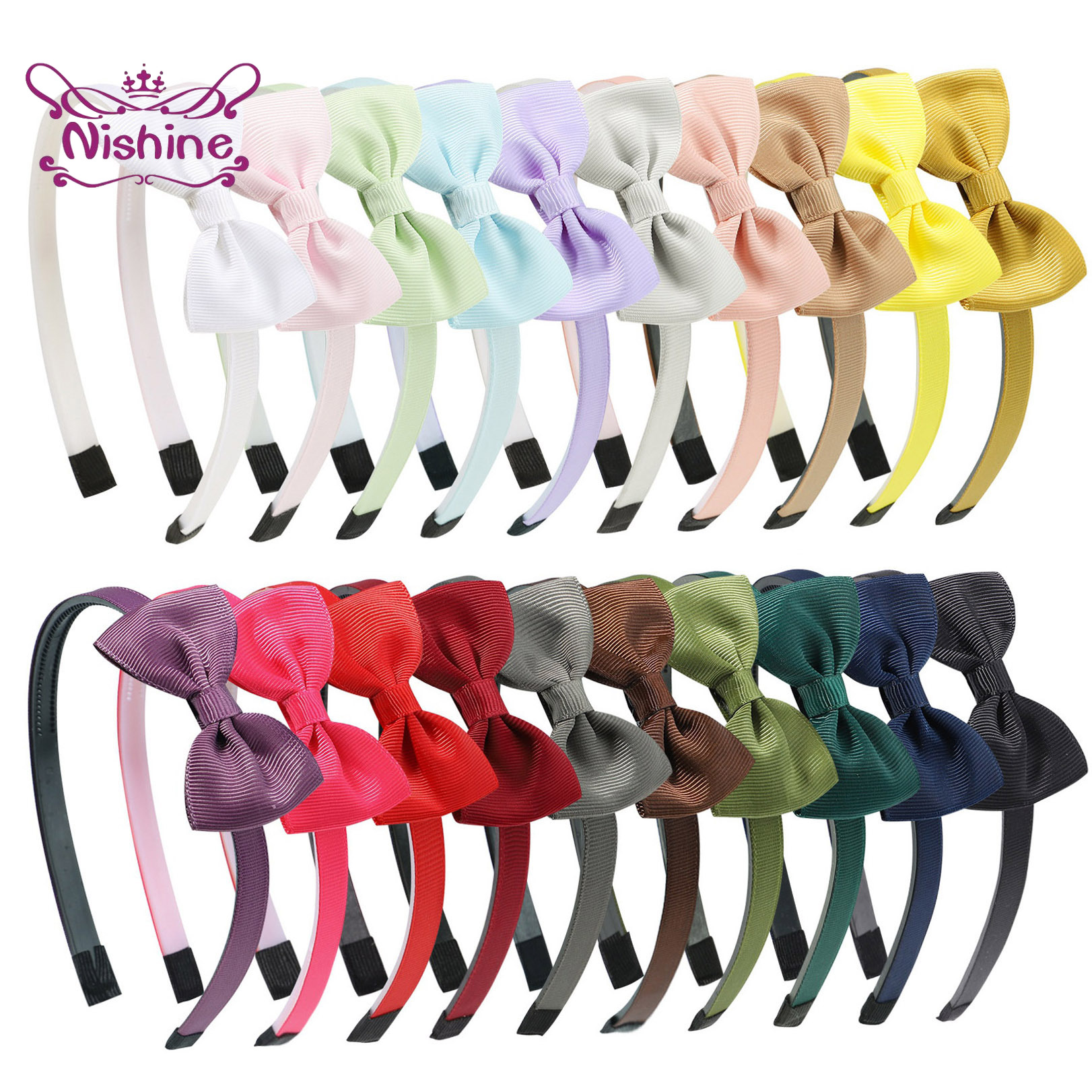 1PCS Ribbon Bow Knot Headband  – обзор и цена Baby Clothing Unisex