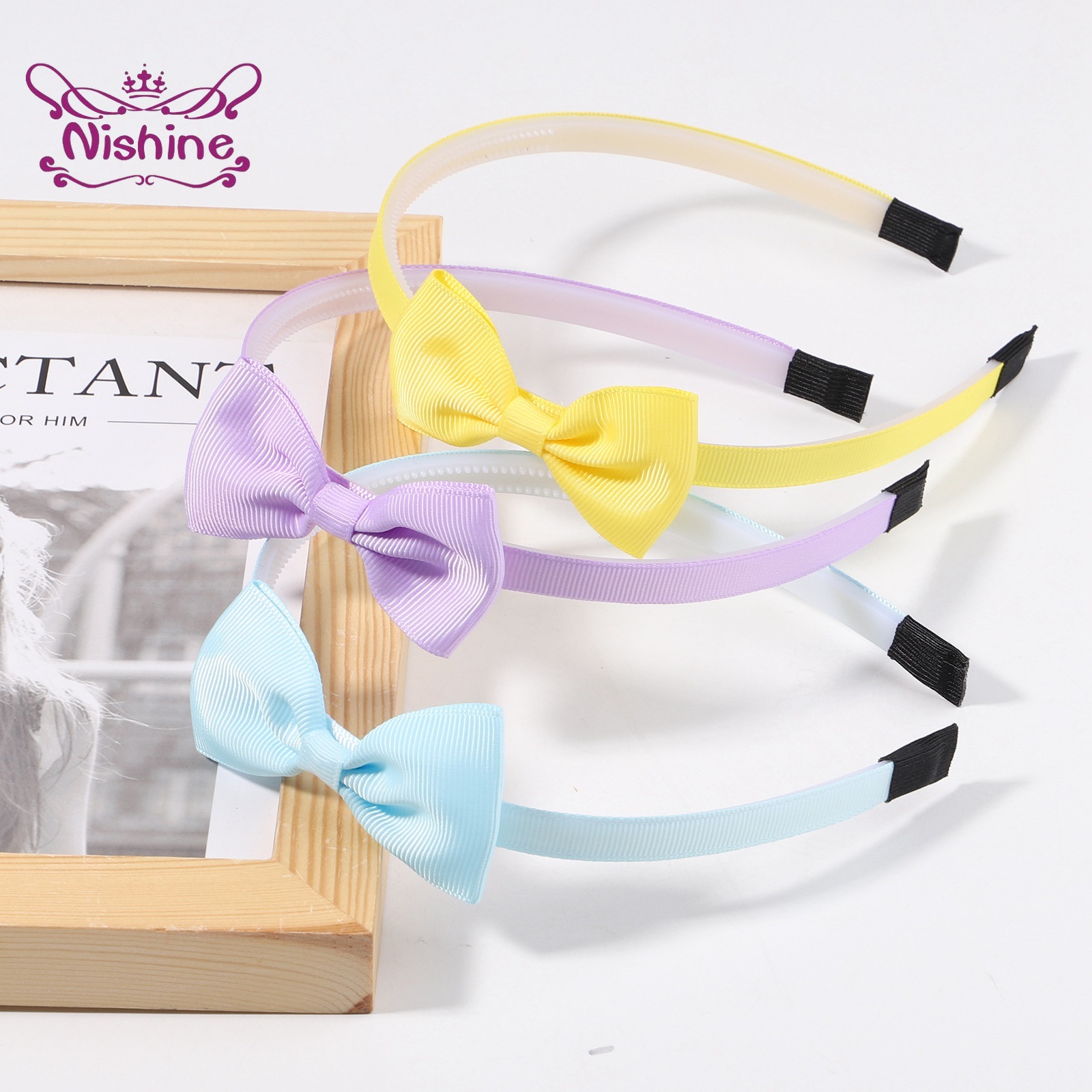 1PCS Ribbon Bow Knot Headband  – обзор и цена Baby Clothing Unisex