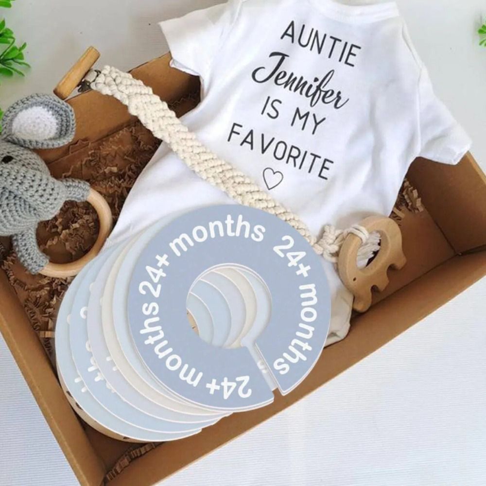 68/9Pcs Organizing Hangers Bab – обзор и цена Baby Clothing Hanger Dividers