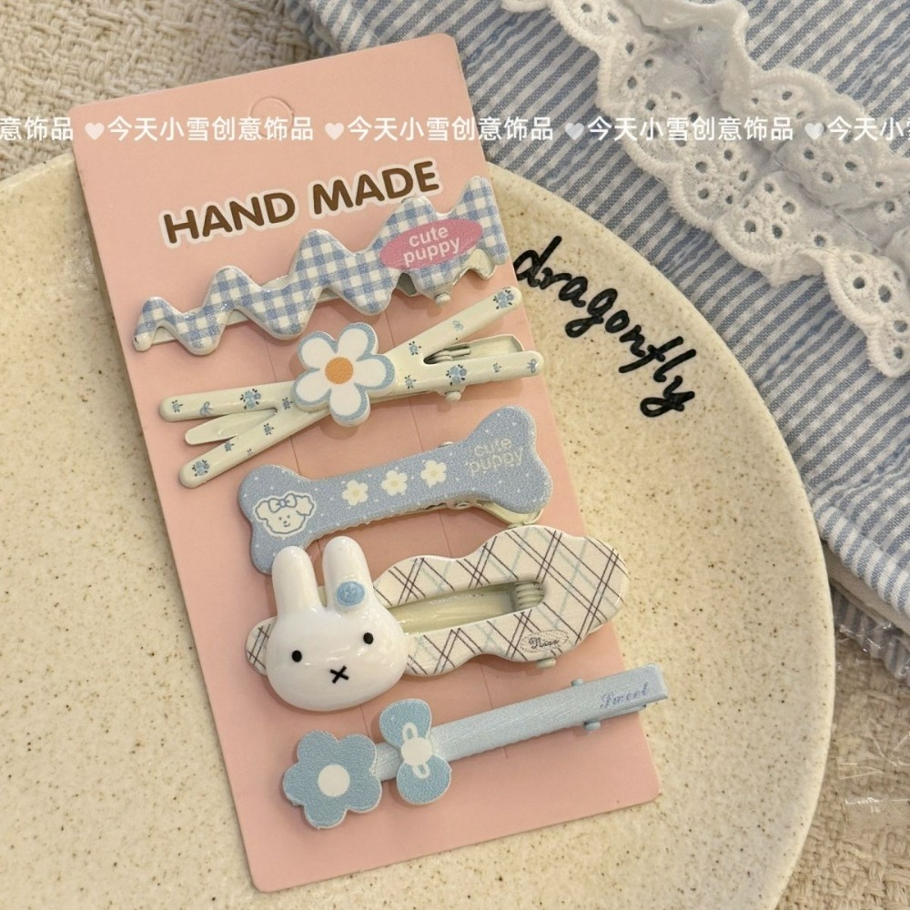 5pcs Miffy Hair Clip Cute Baby – обзор и цена Baby Clothing Model